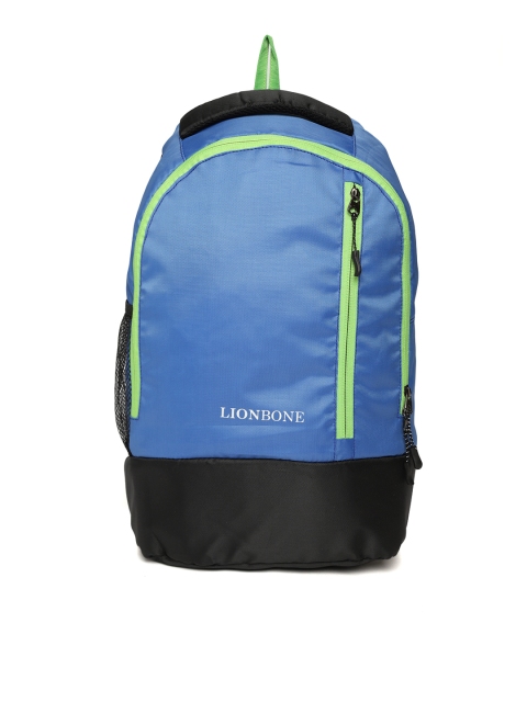 

LIONBONE Kids Blue & Black Solid Laptop Backpack