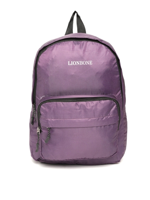 

LIONBONE Kids Purple Solid Laptop Backpack