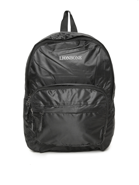

LIONBONE Unisex Black Solid Laptop Backpack