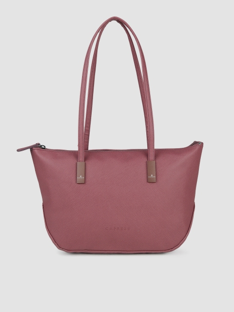Pink Solid Shoulder Bag
