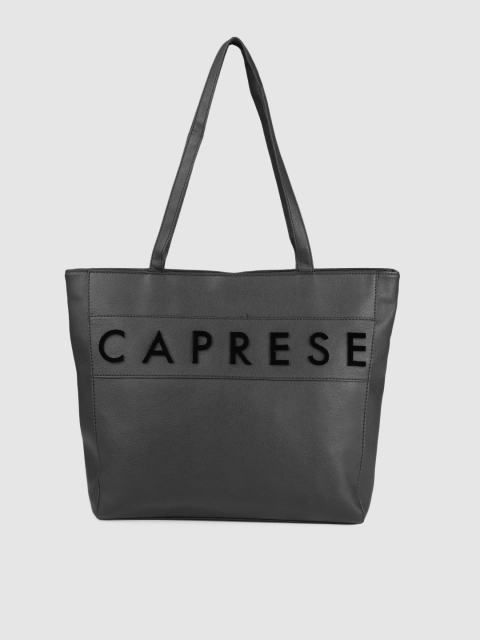 

Caprese Black Solid Shoulder Bag