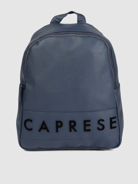 

Caprese Women Blue Textured Backpack