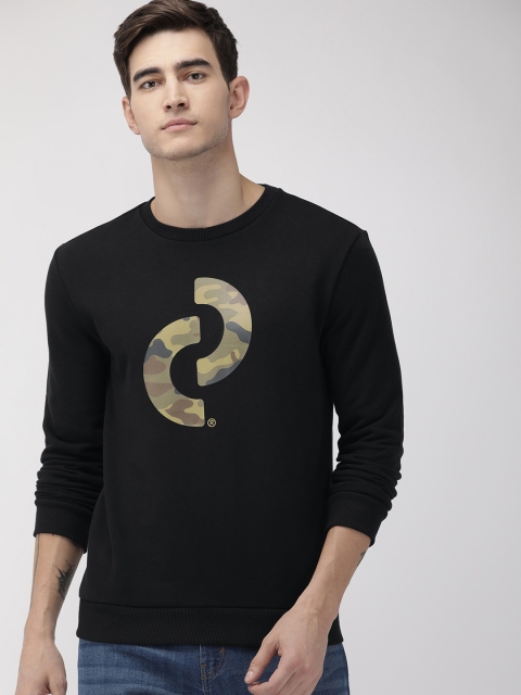 

Denizen From Levis Men Black Printed Sweatshirt