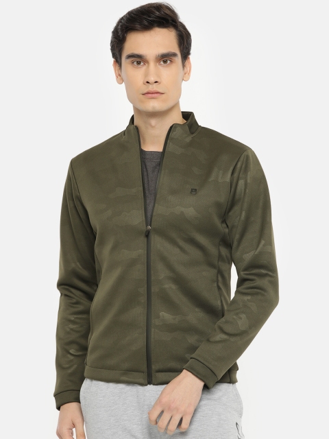 

Proline Active Men Olive Green Camouflage Printed Sporty Jacket
