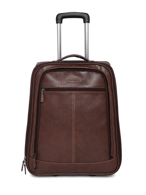 

Bags.R.us Unisex Brown 42L Softsided Cabin Trolley Bag