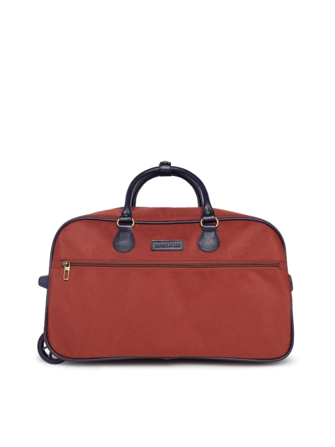 

Bags.R.us Unisex Rust Red 50L Softsided Duffel Cabin Trolley Bag