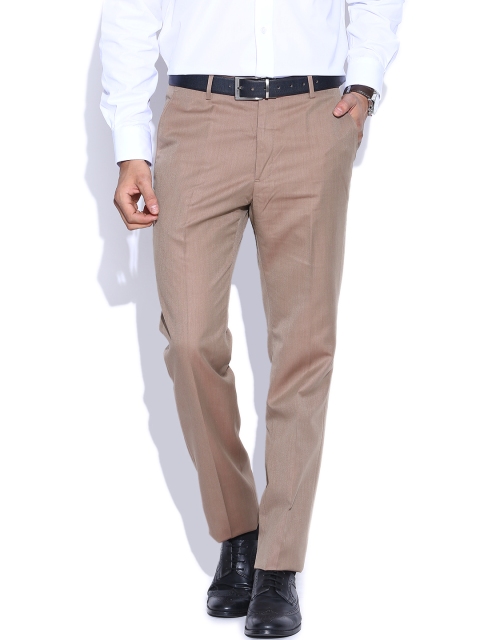 

Arrow New York Beige Tapered Fit Formal Trousers
