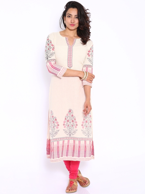 

Vishudh Beige Kurta