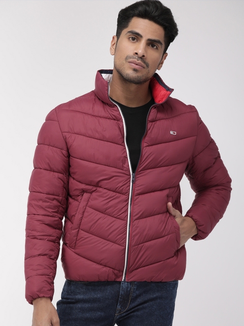 

Tommy Hilfiger Men Maroon Solid Insulator Puffer Jacket
