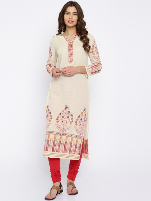 

Vishudh Beige Kurta