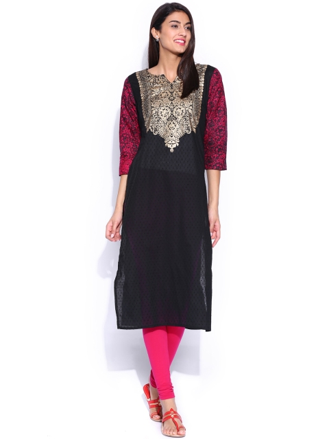 

Vishudh Black Kurta