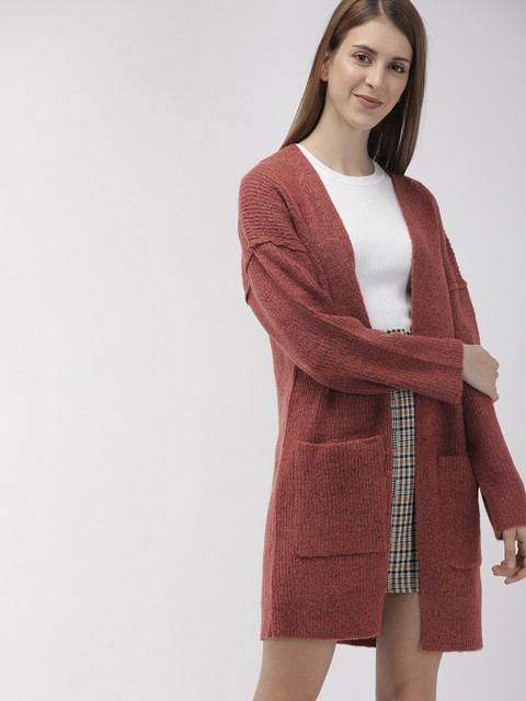 

FOREVER 21 Women Red Front-Open