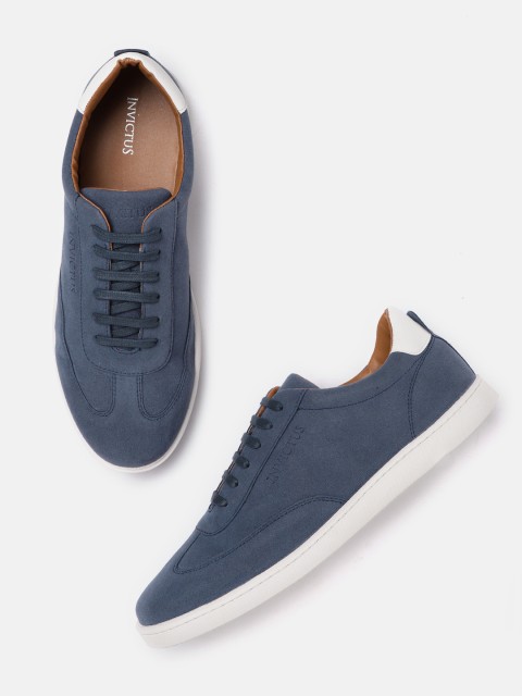 

INVICTUS Men Blue Solid Sneakers