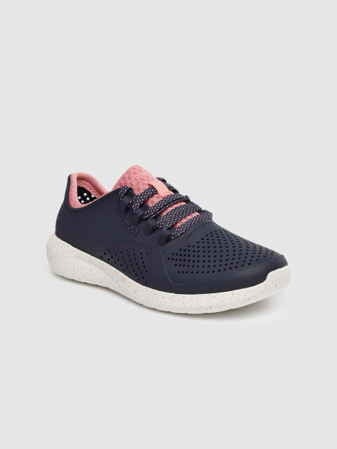 

Crocs Women Navy Blue Sneakers