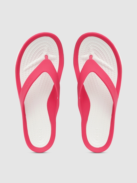 

Crocs Women Pink Solid Thong Flip-Flops
