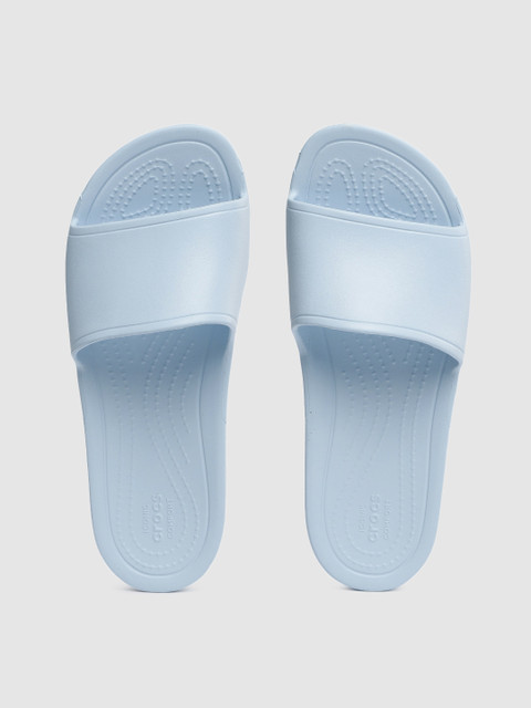 

Crocs Women Blue Solid Sliders