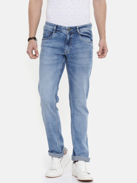 

Parx Men Blue Slim Tapered Fit Mid-Rise Clean Look Stretchable Jeans