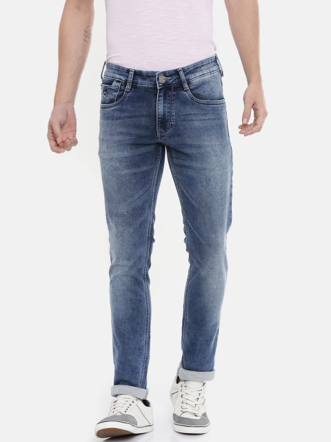 

Parx Men Blue Skinny Fit Mid-Rise Clean Look Stretchable Jeans