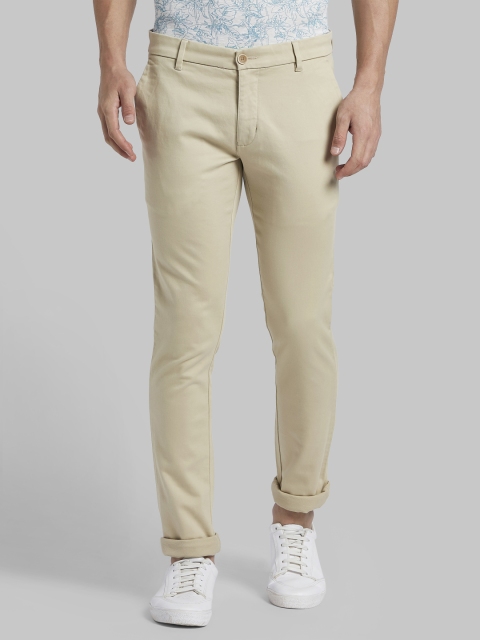 

Parx Men Khaki Slim Fit Solid Chinos