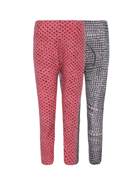

Punkster Girls Pack of 2 Printed Ankle-Length Leggings, Pink