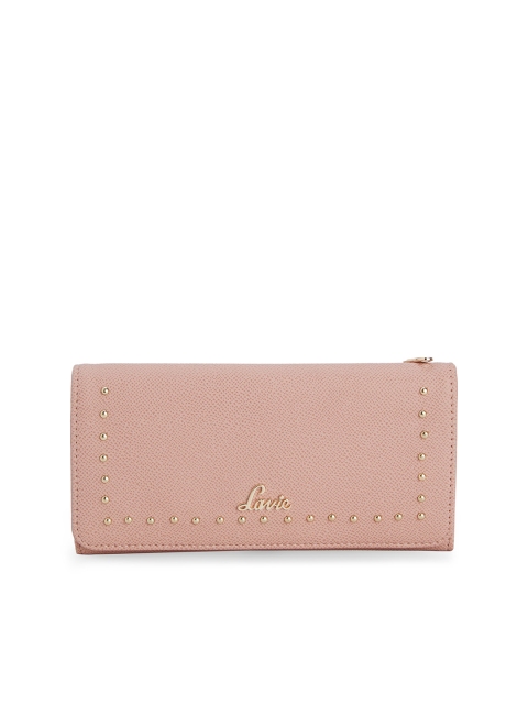 

Lavie Women Pink Solid Card Holder