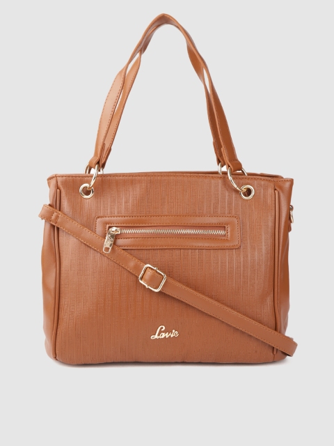 

Lavie Tan Brown Textured Shoulder Bag