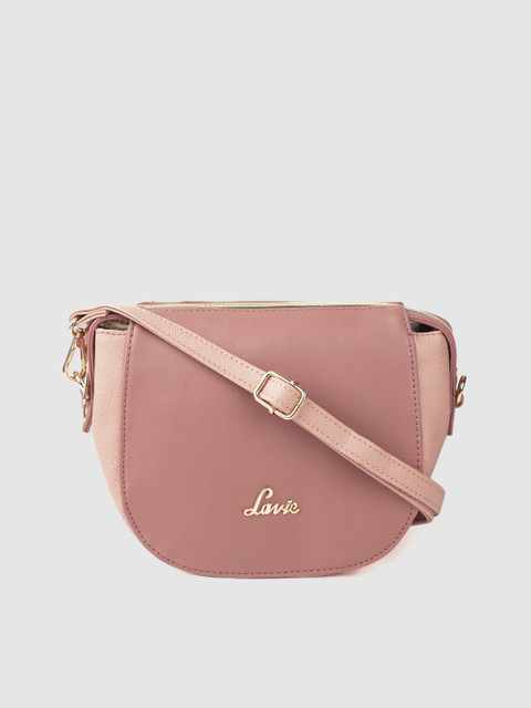 

Lavie Pink Solid Sling Bag