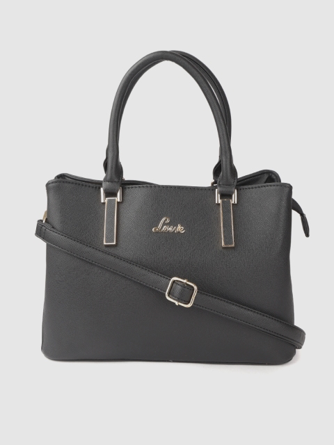 

Lavie Black Solid Handheld Bag