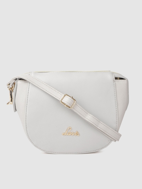 

Lavie Grey Solid Sling Bag