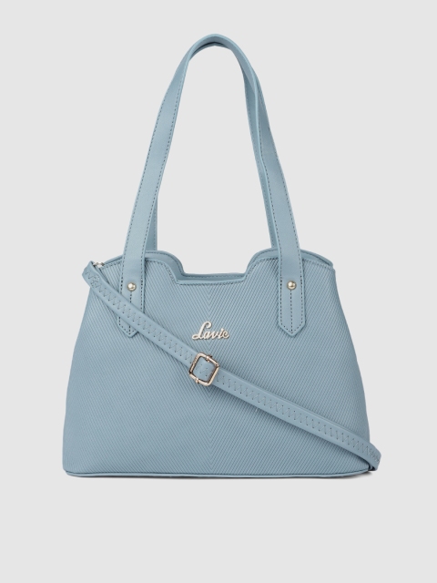 

Lavie Blue Textured Shoulder Bag