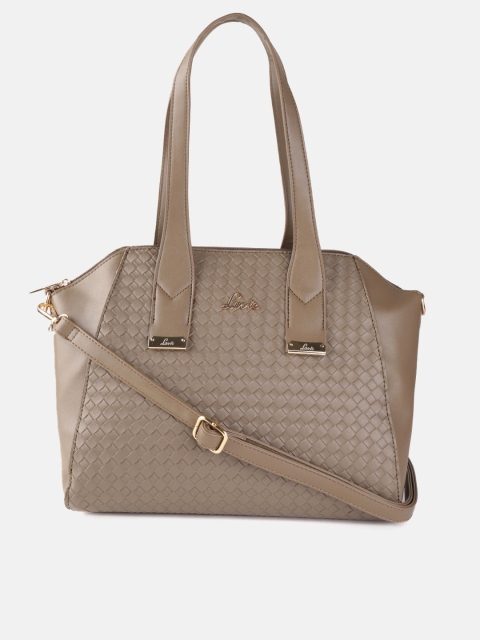 

Lavie Taupe Basket Weave Patterned Shoulder Bag