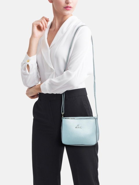 

Lavie Blue Solid Sling Bag