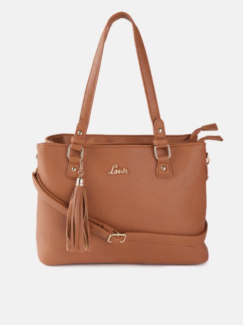

Lavie Tan Brown Solid Shoulder Bag