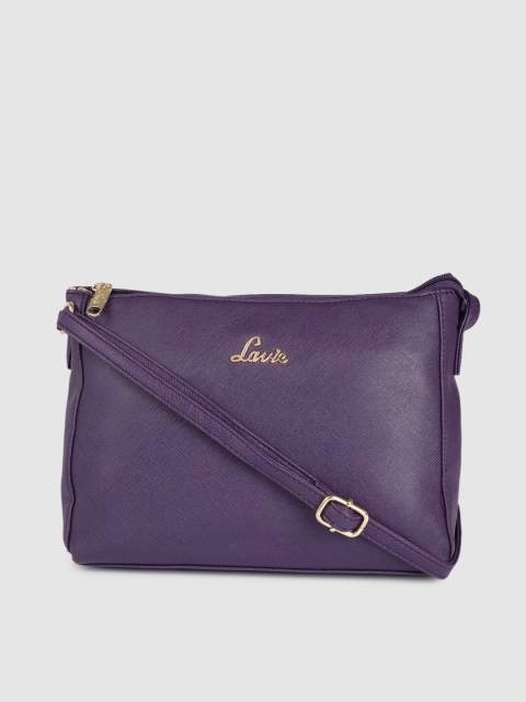 

Lavie Purple Solid Sling Bag