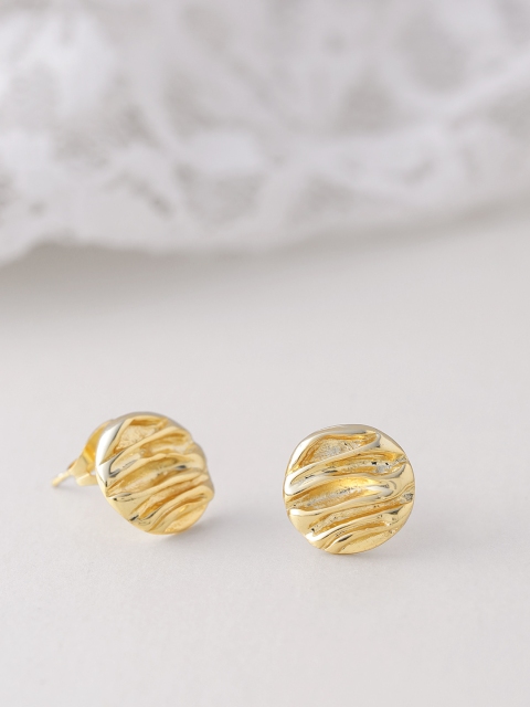 

Priyaasi Gold Plated Handcrafted Circular Studs