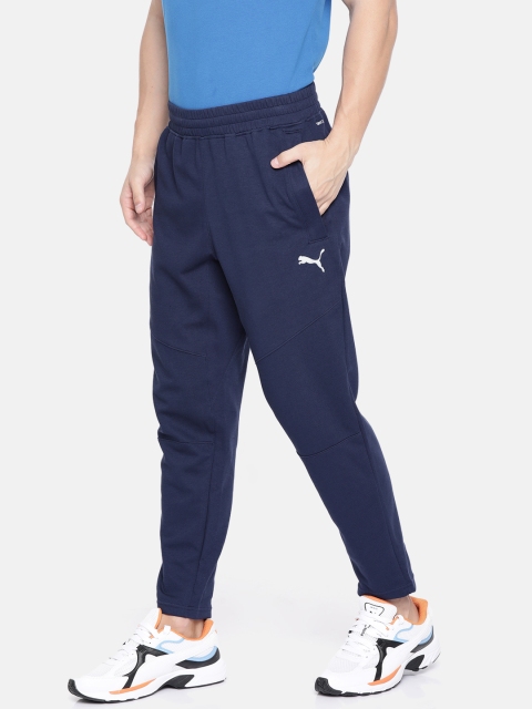 

Puma Men Navy Blue Solid DryCell Slim Fit Reactive Training Track Pants