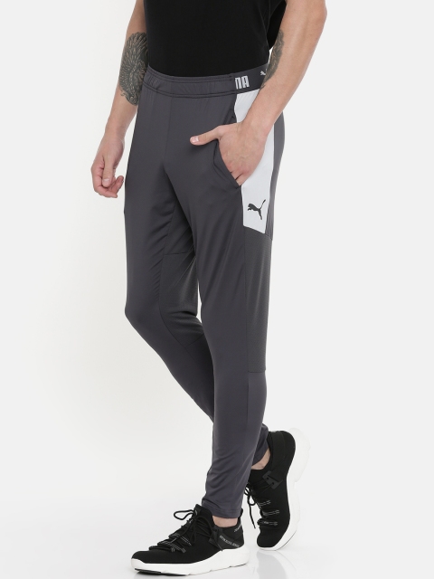 

Puma Men Black Charcoal Grey Slim Fit DryCell Ftblnxt Track Pants