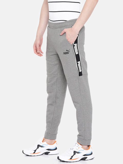 

Puma Men Grey Solid Straight Fit Jogger