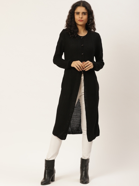 

Duke Women Black Longline Cardigan