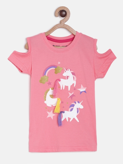 

Miss & Chief Girls Pink Printed Top
