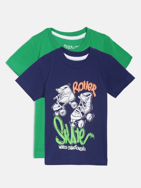 

Miss & Chief Boys Pack of 2 T-Shirts, Green