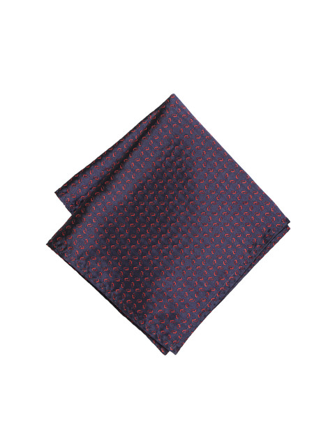 

Peter England Men Navy Blue & Red Printed Pocket Square