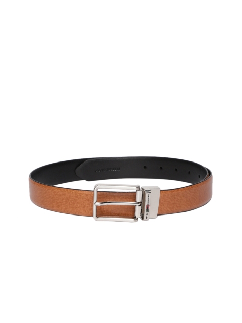 

Peter England Men Brown Reversible Solid Belt