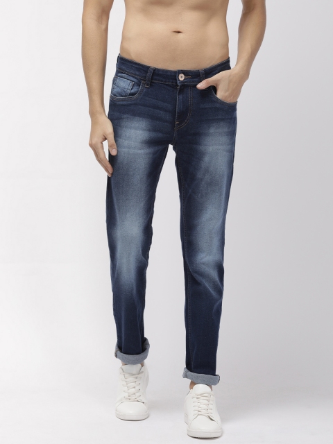 

Flying Machine Men Blue Micheal Slim Tapered Fit Mid-Rise Clean Look Stretchable Jeans