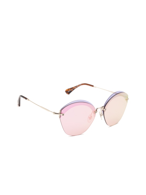 

Daniel Klein Women Cateye Polarized Lens Sunglasses DK4230P, Pink
