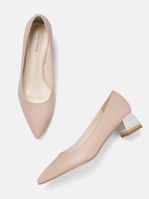 

DressBerry Women Nude Pink Solid Pumps