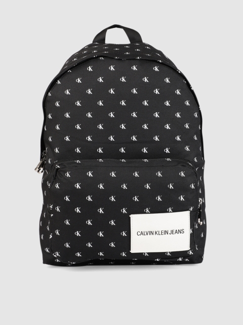 

Calvin Klein Jeans Men Black Brand Logo Backpack