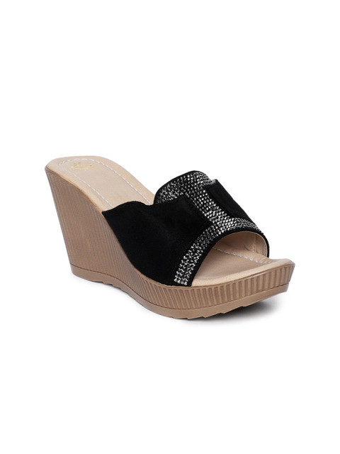

Sole To Soul Women Black Embellished Heels