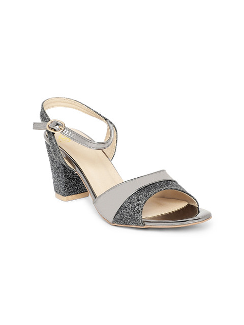 

Sole To Soul Women Grey Embellished Heels