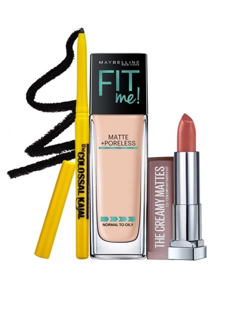 

Maybelline Pack of 3 Beauty Set, Yellow